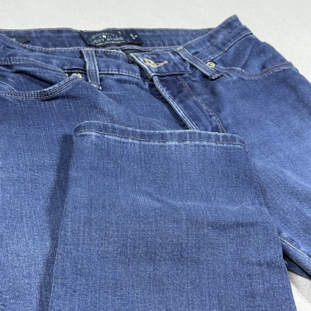 Lucky Brand Womens Blue Denim Slim Straight Leg Jeans Dark Wash Size 6/28